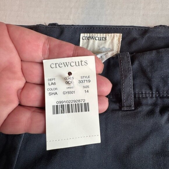 Crewcuts Girls Chino Shorts Size 14 Classic Preppy Academia Navy Blue - Picture 8 of 10